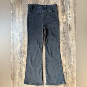 Frame JetSet Crop Mini Bootcut Charcoal Black denim Jeans size 1 (26-29)